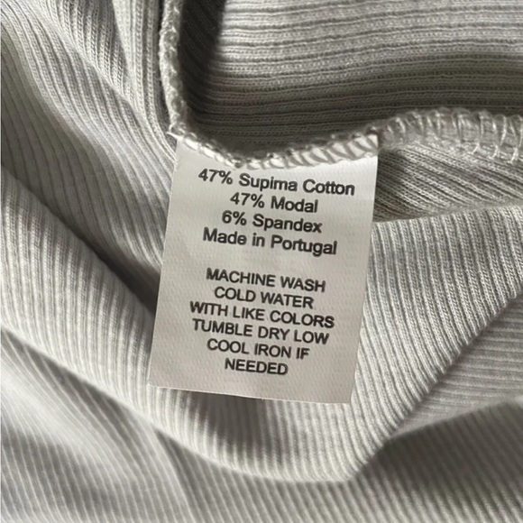 AllegriaWear Grey Nightgown Medium M Allegria Wear Gray Supima Cotton - Picture 4 of 8